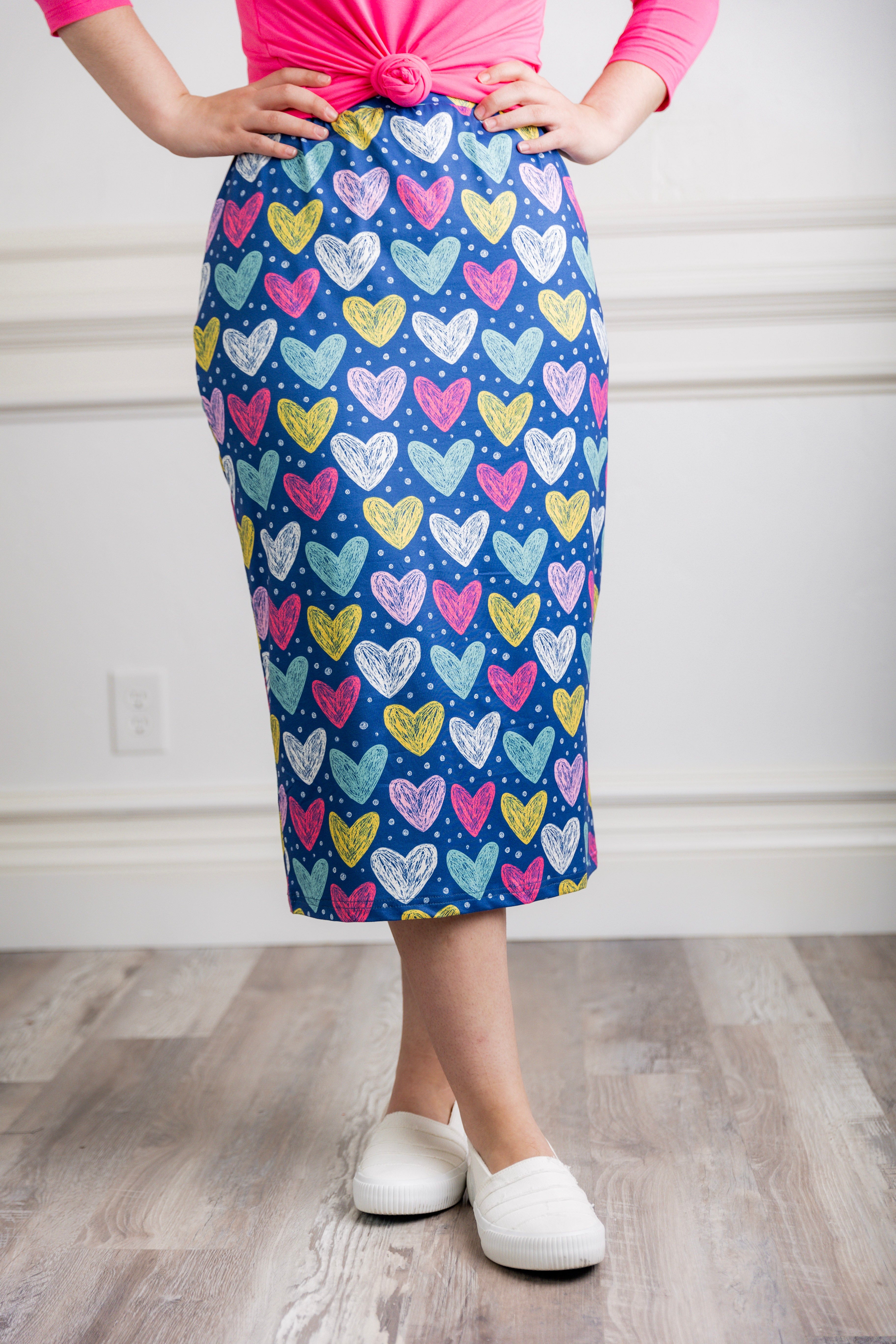 31" T-Skirt pretty valentines prints sweetheart collection