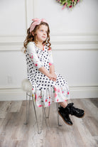 girls' ruffle modest dress mommy and me prints