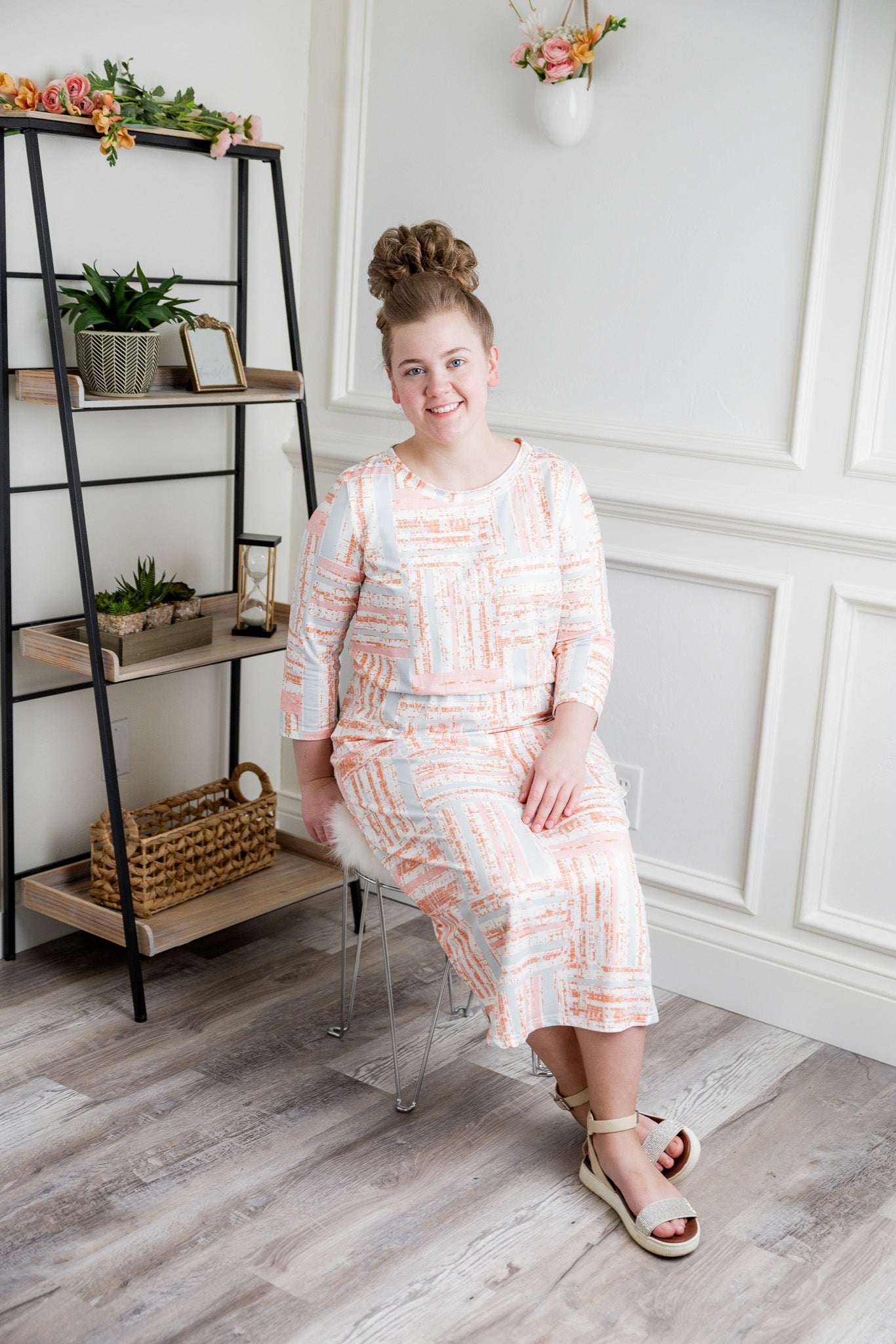 modest midi dress harper jane pretty prints.