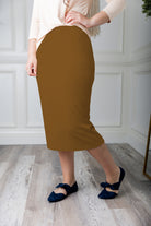 modest pencil midi length skirt 27" classic