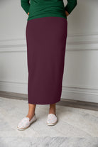 34" classic maxi skirt long modest nuggles