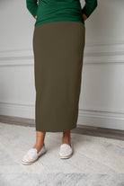 34" classic maxi skirt long modest nuggles