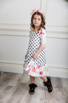 girls' ruffle modest dress mommy and me prints