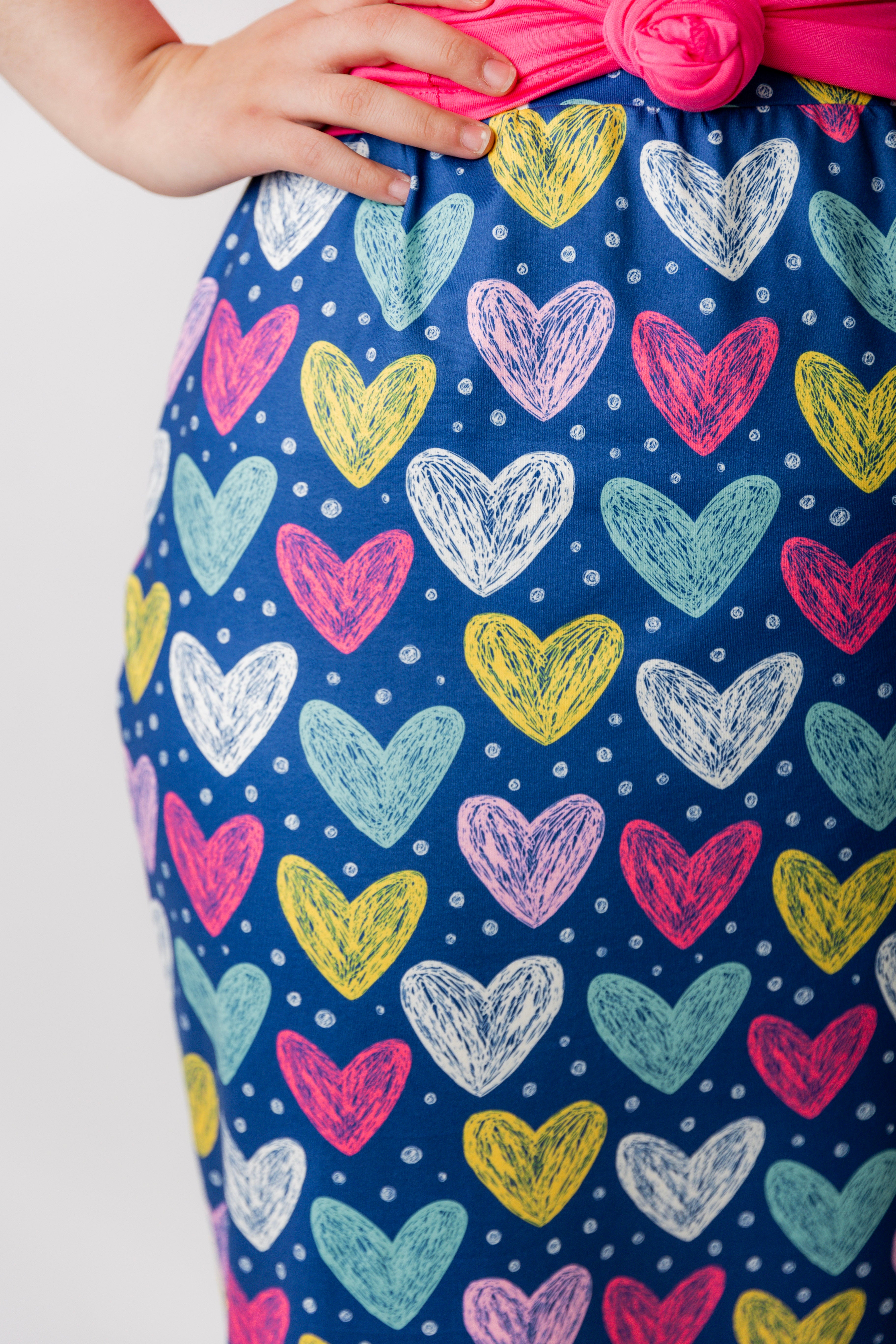 31" T-Skirt pretty valentines prints sweetheart collection