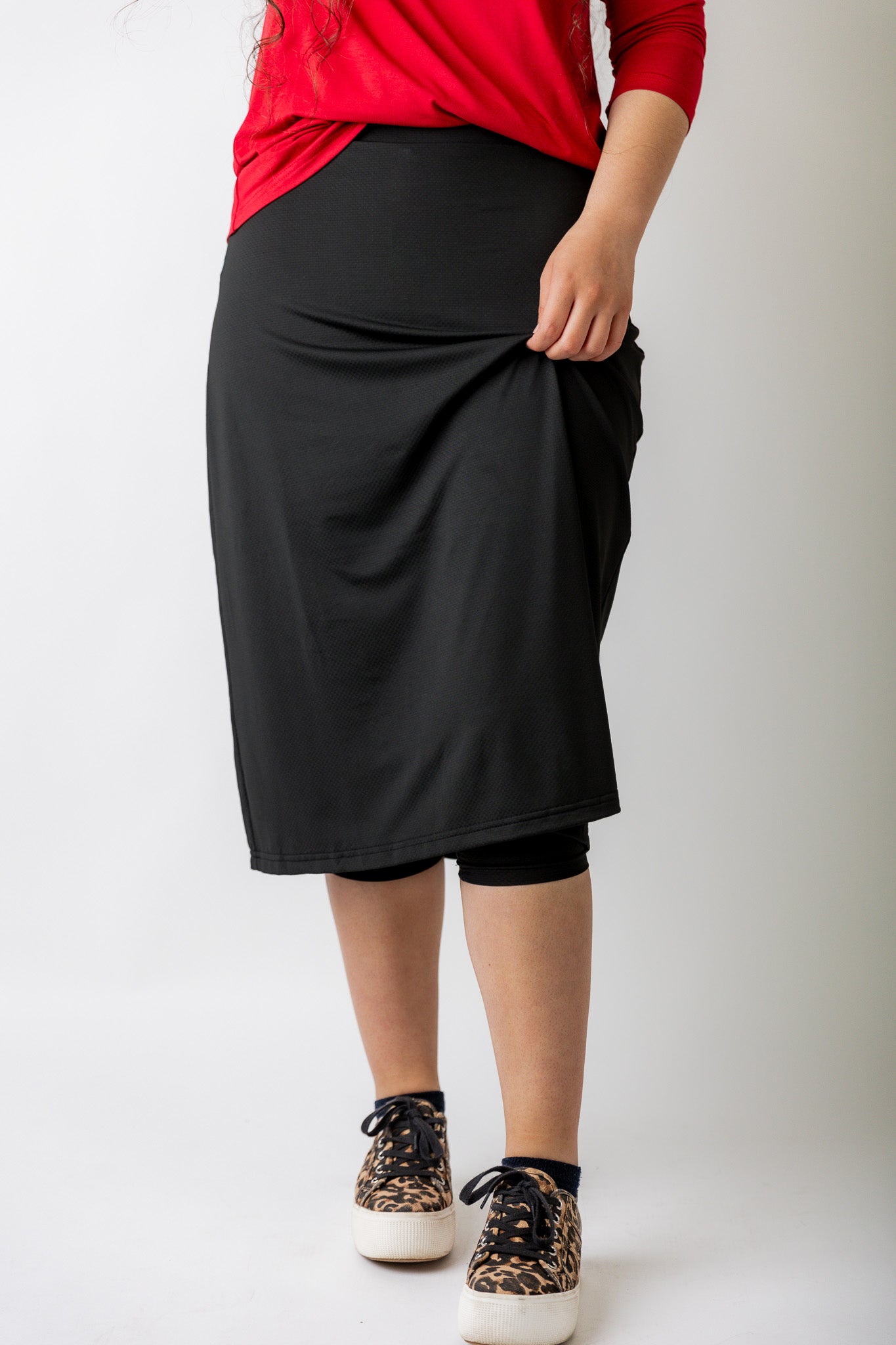 31" modest sports skirt solid colors