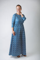 maxi modest dress pretty prints with pockets