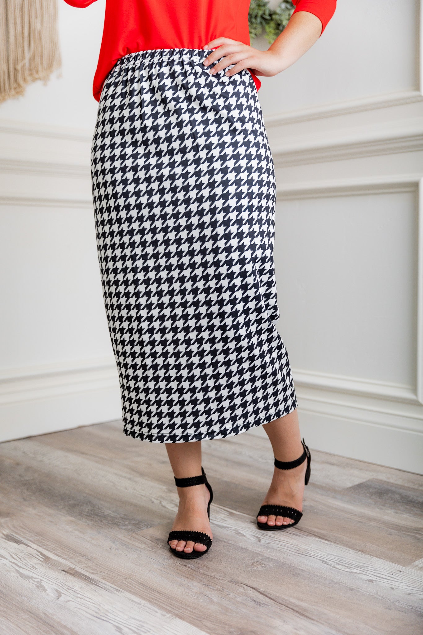 31"classic midi pencil skirt prints