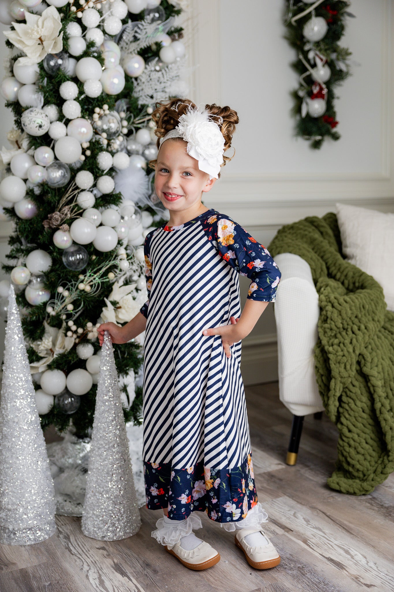 girls modest dress prints mommyandme julia collection