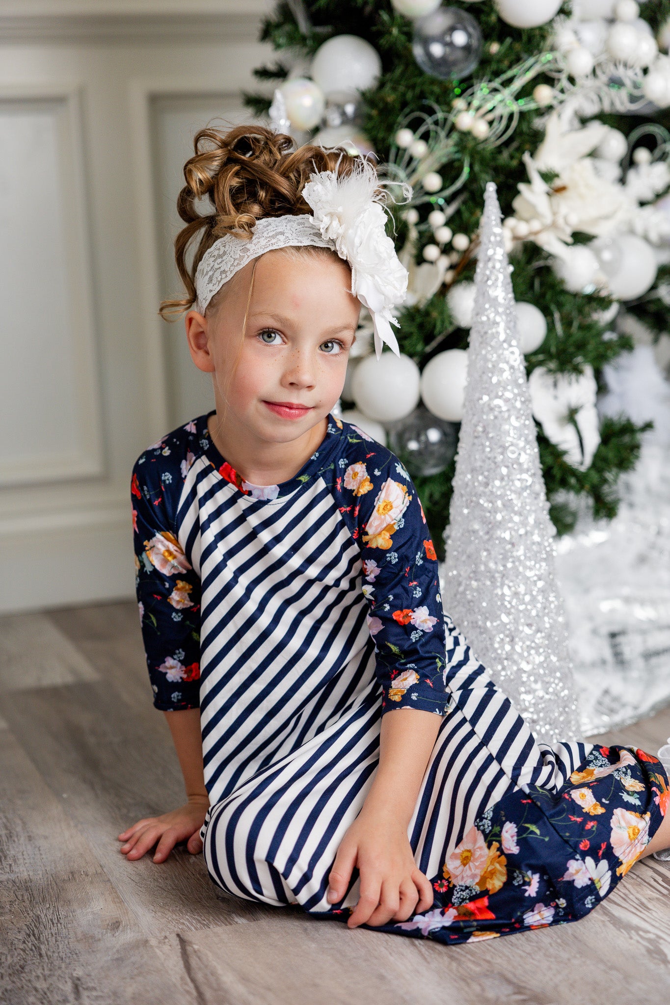 girls modest dress prints mommyandme julia collection