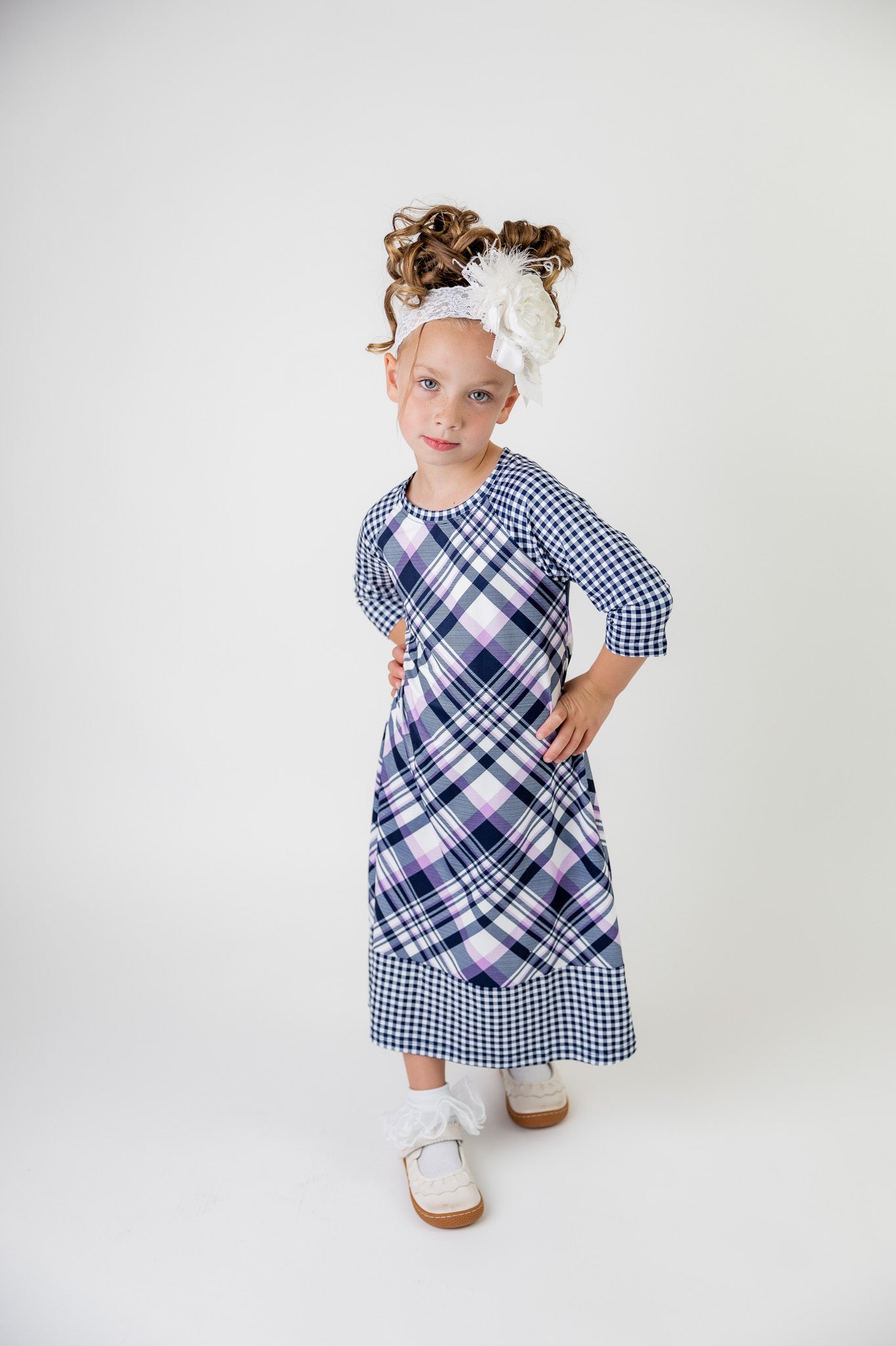 girls modest dress prints mommyandme julia collection