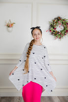  Modest sheyanne top with pretty prints valentines day love day sweetheart collection