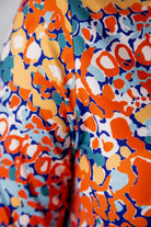 modest bubble dress pretty prints with 3/4 sleeves