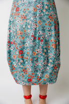 modest bubble dress pretty prints with 3/4 sleeves