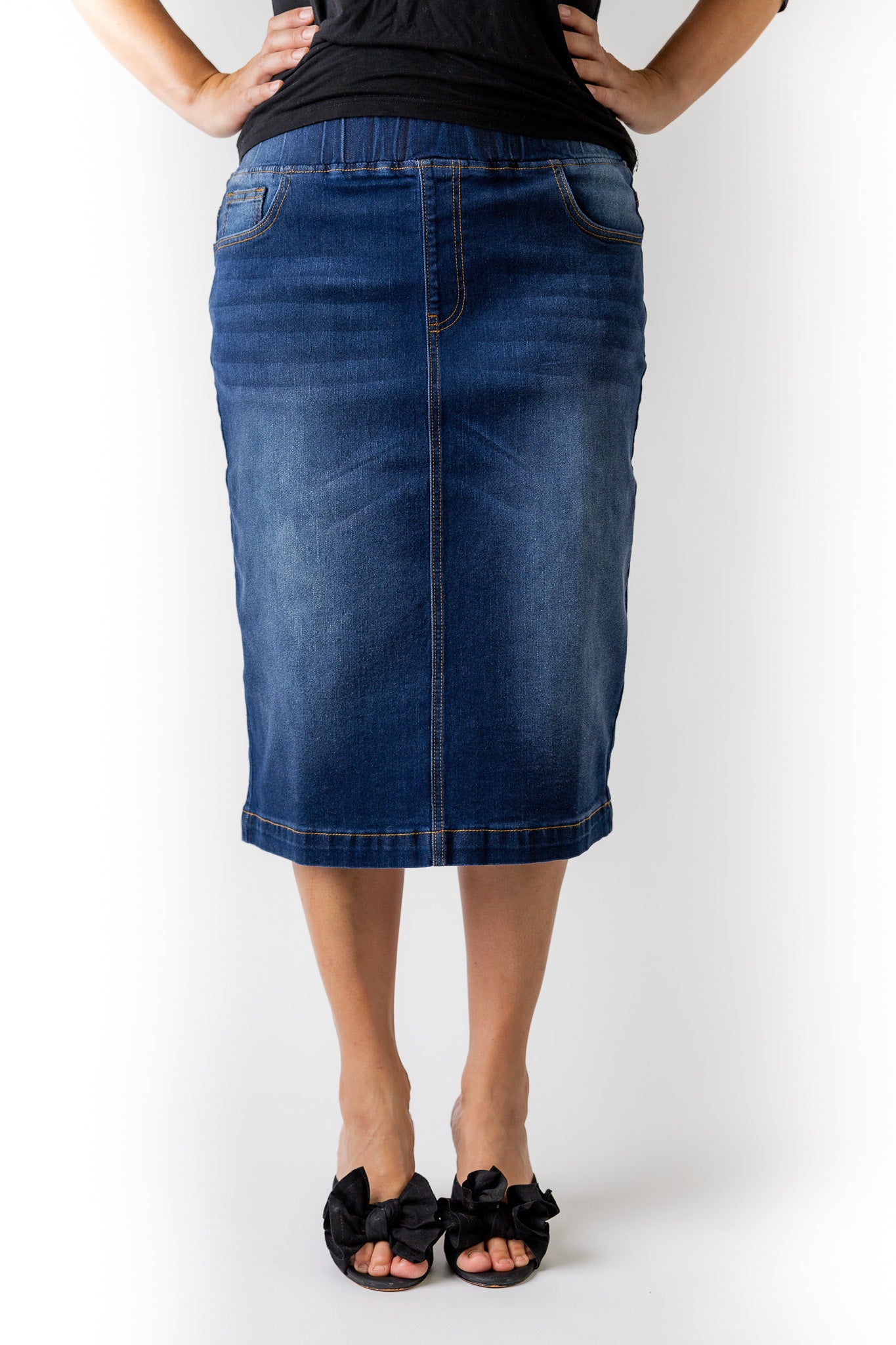 Denim skirt xxl best sale